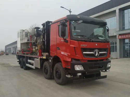 Camion de transport d'azote liquide