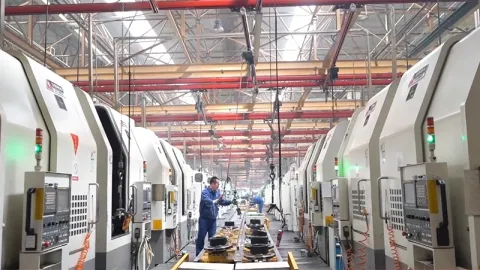 Atelier de fabrication de pièces pour camions
